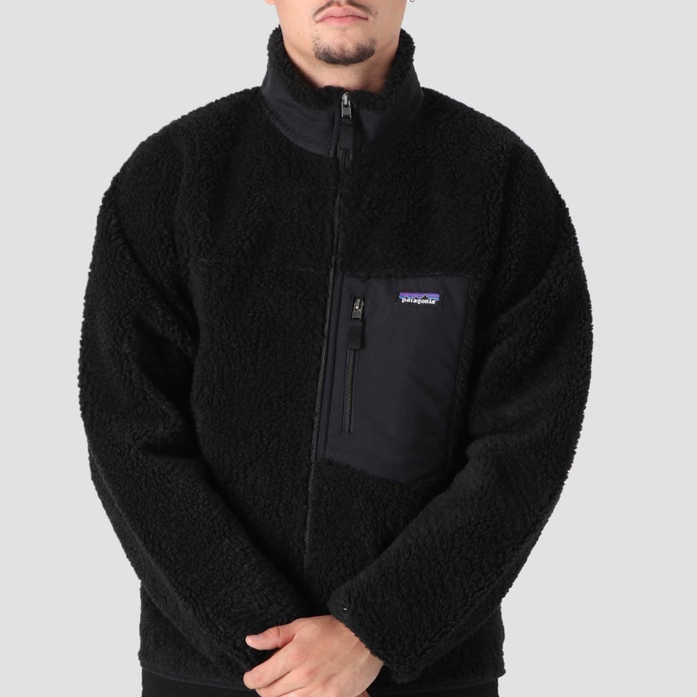 Brand New Patagonia Men's Classic Retro-X Fleece Sherpa Jacket Black Size M
